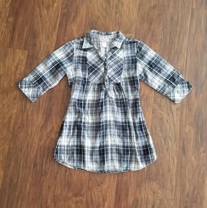 Mossimo Supply Co Plaid Dress Black & White {Girl's size L 10/12}
